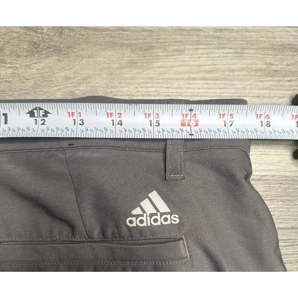Adidas Pants Men 34X32 Gray Golf Active Basic Work Straight Leg Lightweight